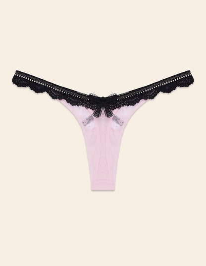Yamamay_Lily and Black Lace Thong with Recycled Fibers_IPED181010_900_06