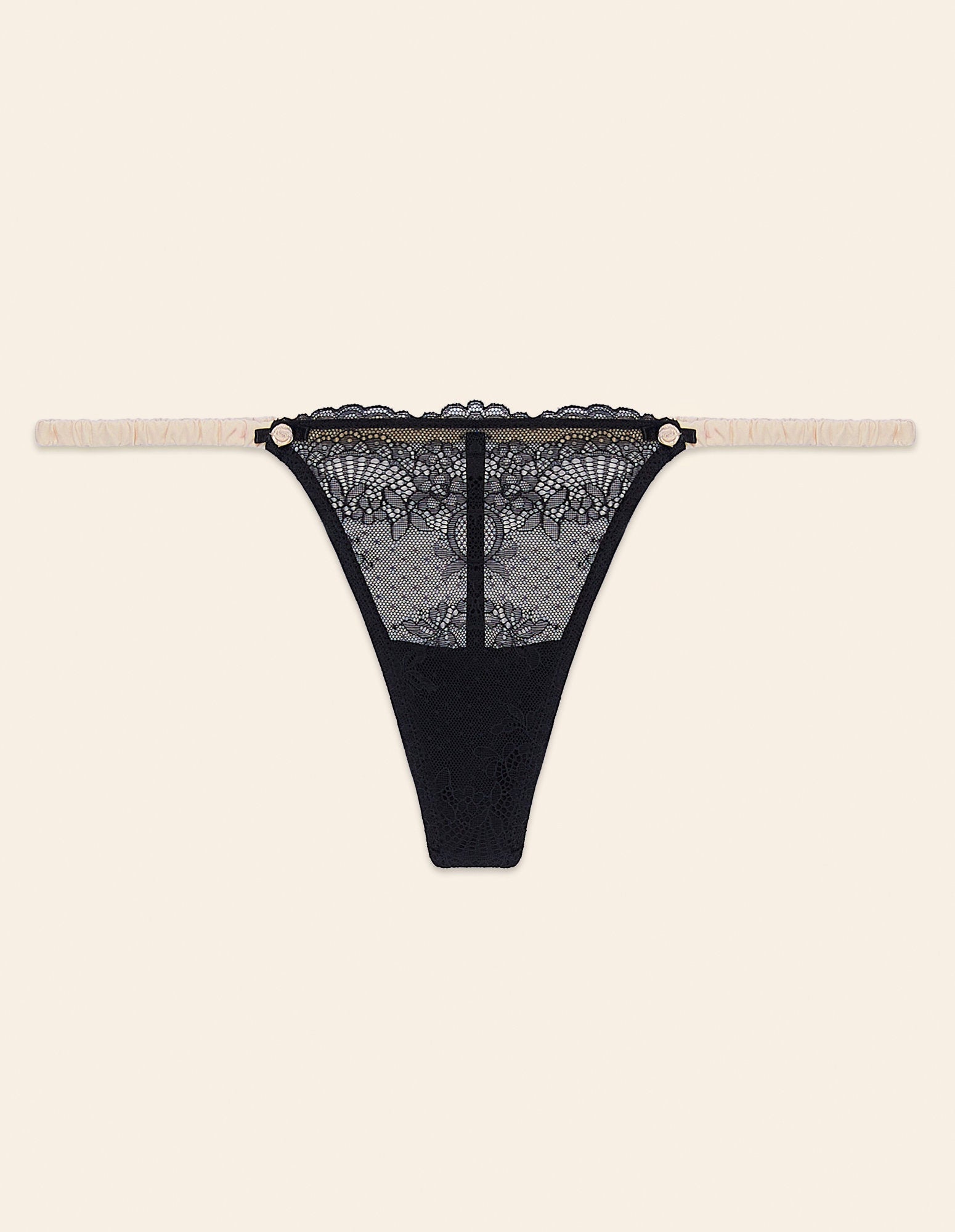Yamamay_Camille Low-Rise Thong in Stretch Microfiber and Lace_IPED181019_088_05