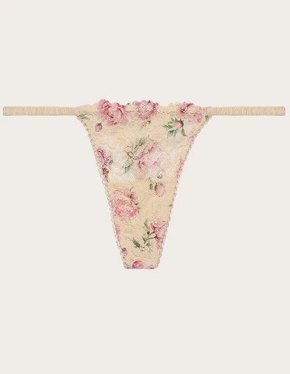 Yamamay_Almond_Low-Rise Thong in Tulle and Lace Ð Eloise_IPED183007_244_06