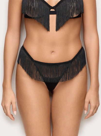Yamamay_Black_Thong with Adjustable Side and Fringes - Priv� Dana_IPED191002_072_03
