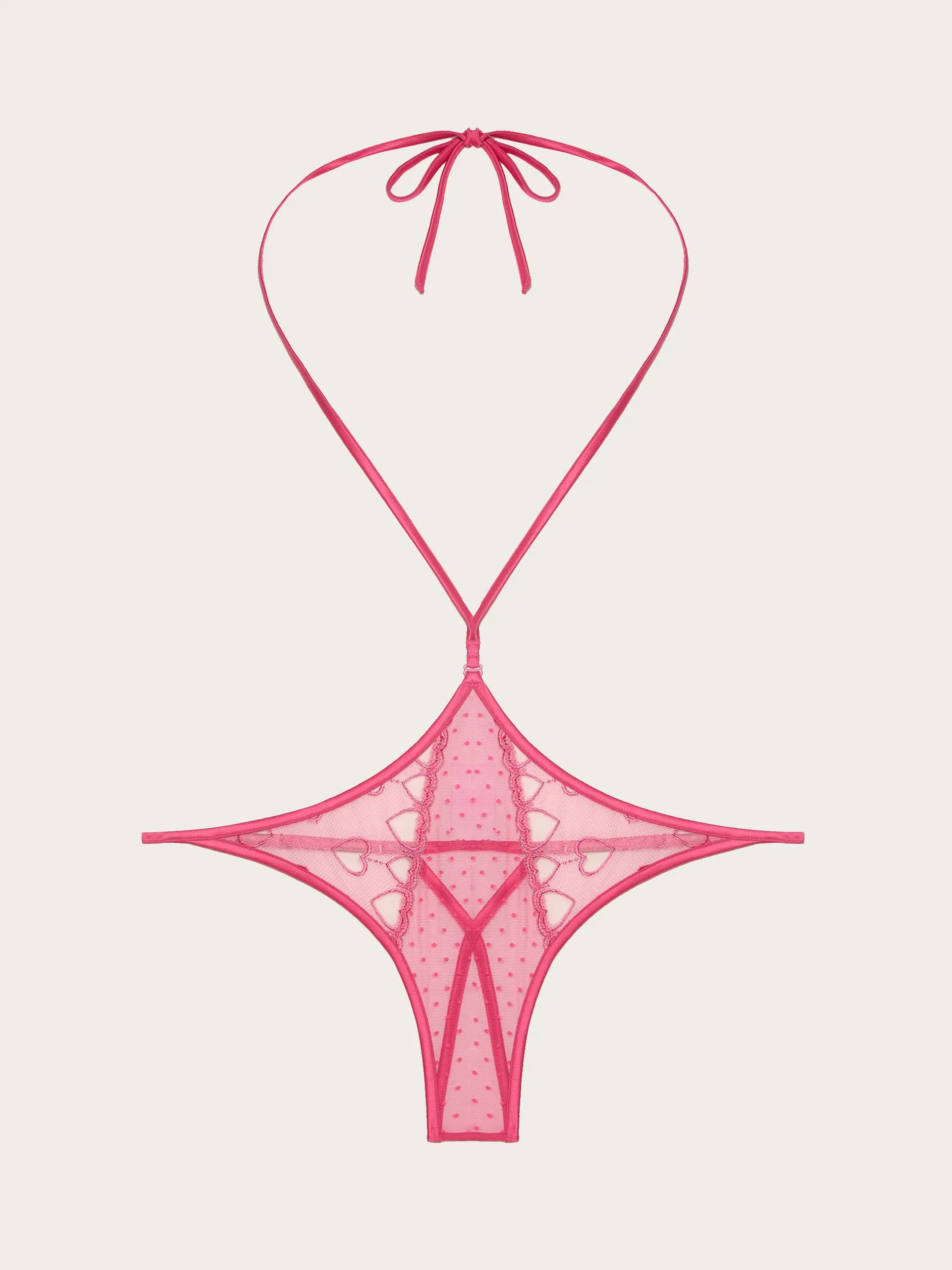 Yamamay_Fuchsia_Open Embroidered Tulle Thong with Removable Accessory - Priv� Beloved_IPED191009_040_06