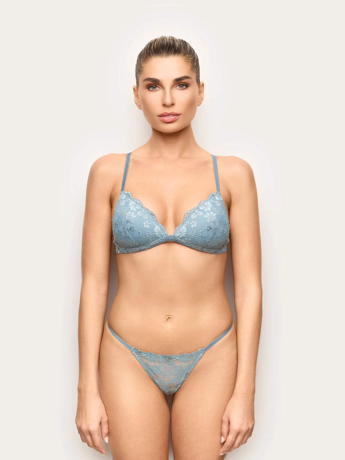 Yamamay POWDER BLUE Women Low Waist G-String - Primula Color SKU: IPED193002_242 Image 02