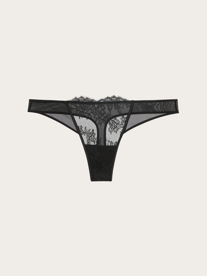 Yamamay BLACK Women G-String - Black Shadow SKU: IPED193008_072 Image 05