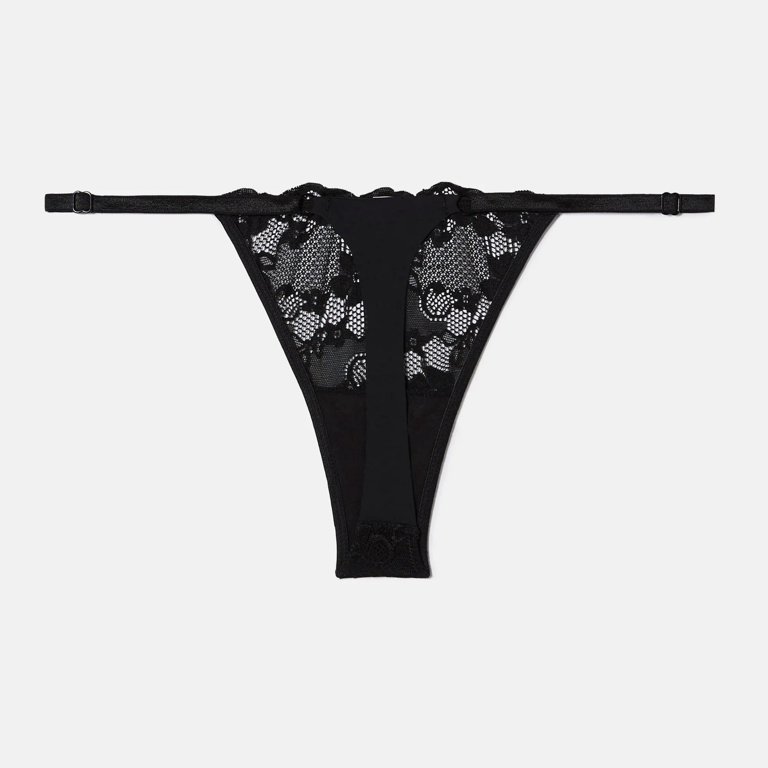 Yamamay_Black_Thong with Adjustable Hips - New Primula_IPED99X018_072_05