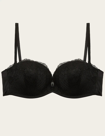 Yamamay_Black_Double Push-Up Bandeau with Underwire and Removable Straps Ð Malice_IPPD183001_072_06