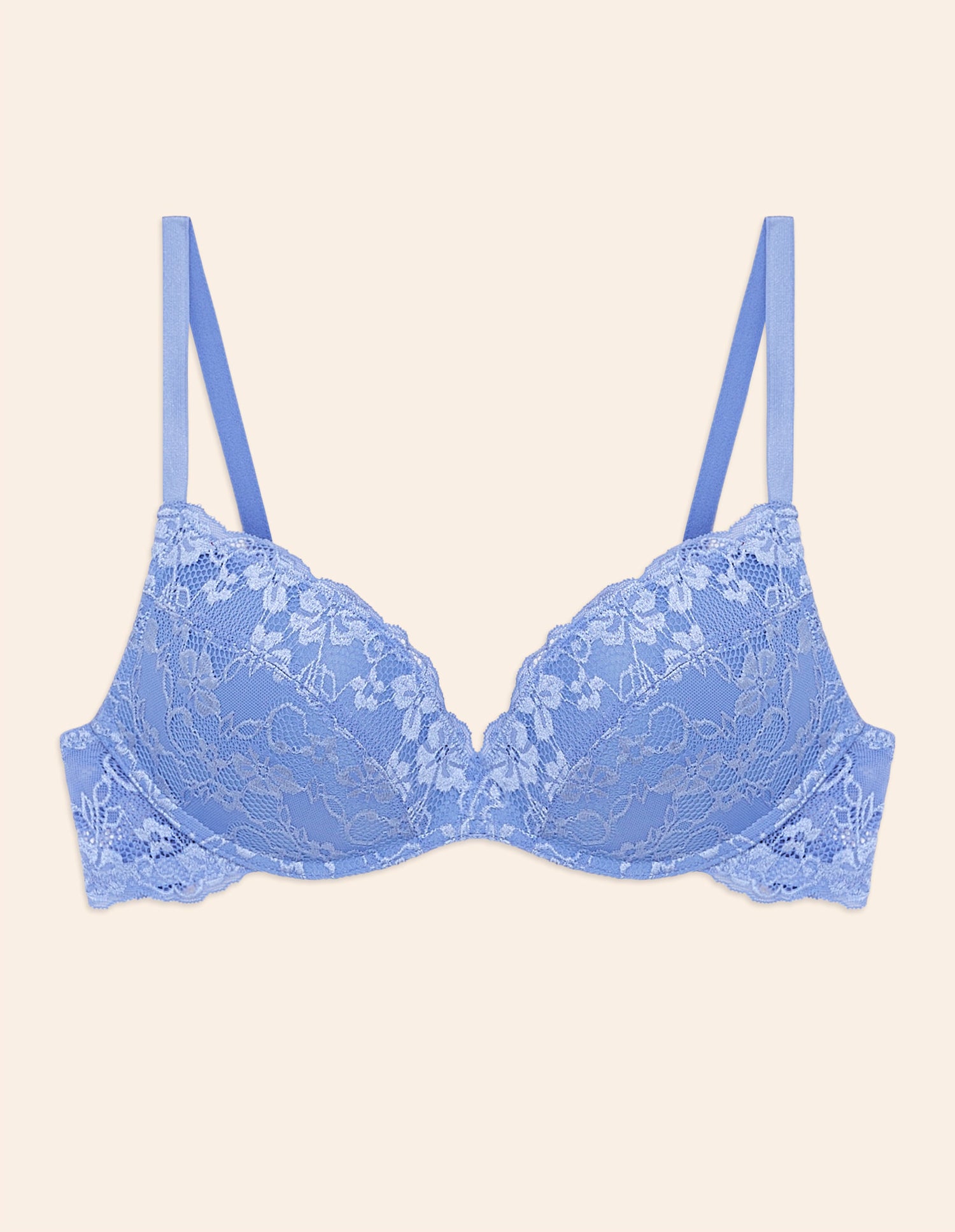 Yamamay_Primula Color Push-Up Bra Without Underwire in Soft Lace Indigo Blue_IPUD181007_056_04