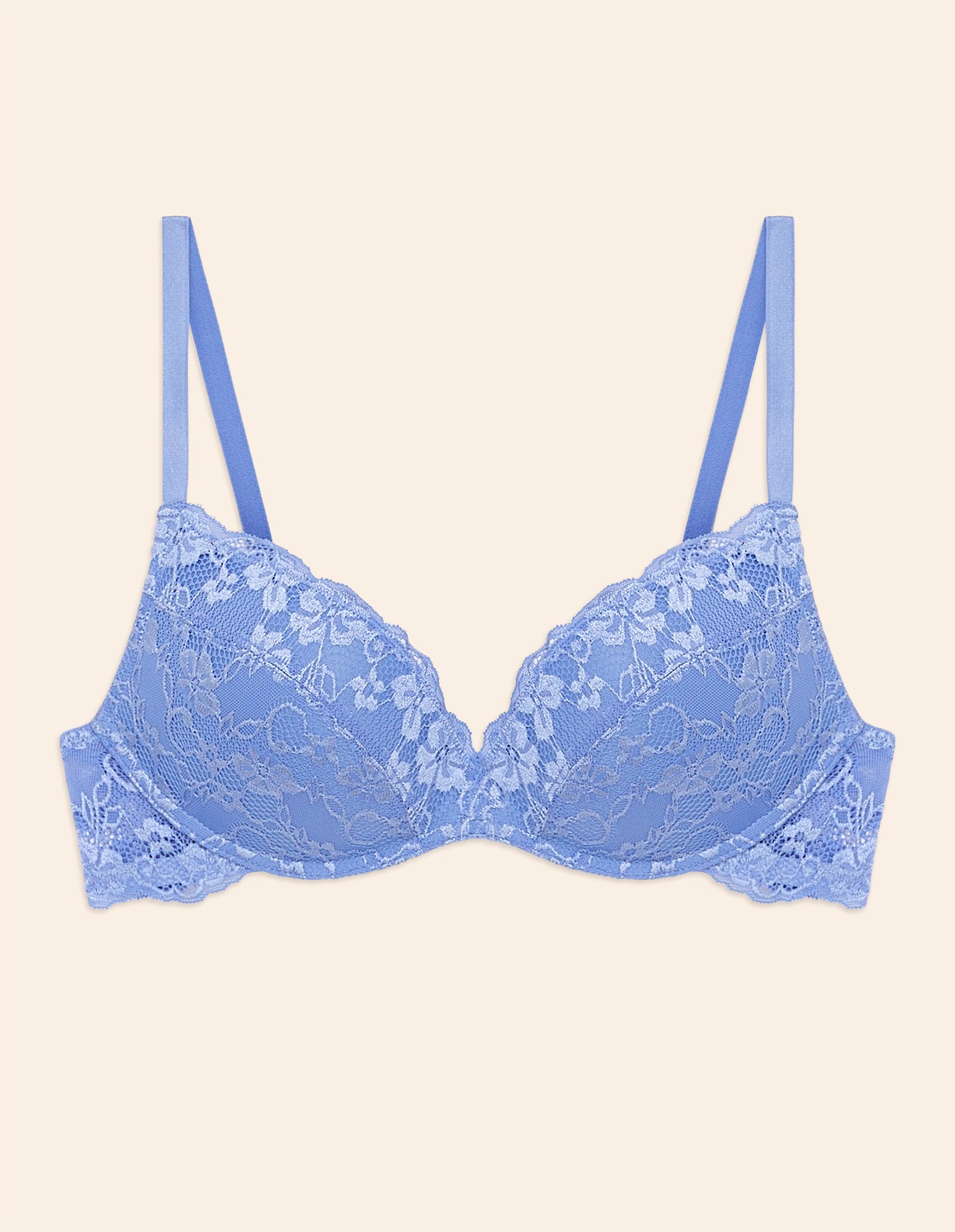 Yamamay_Primula Color Push-Up Bra Without Underwire in Soft Lace Indigo Blue_IPUD181007_056_04