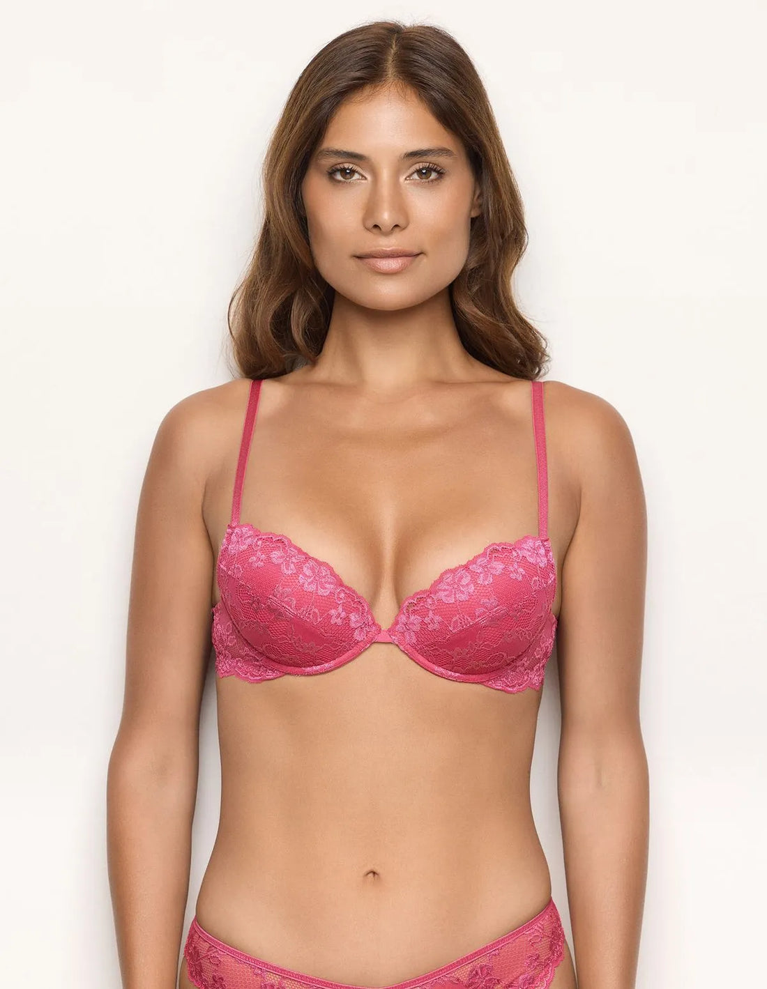 Yamamay_Fuchsia_Push-Up Bra with Underwire in Mauve Pink Ð Primula Color_IPUD183003_040_02