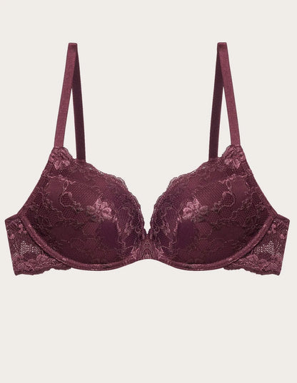 Yamamay_Mahogany_Wire-Free Push-Up Bra in Mahogany Lace Ð Primula Color_IPUD183007_070_05