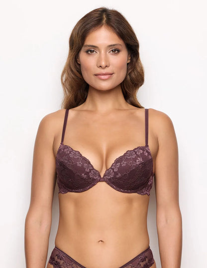 Yamamay_Mahogany_Underwired Push-Up Bra in Mahogany Lace Ð Primula Color_IPUD183008_070_02