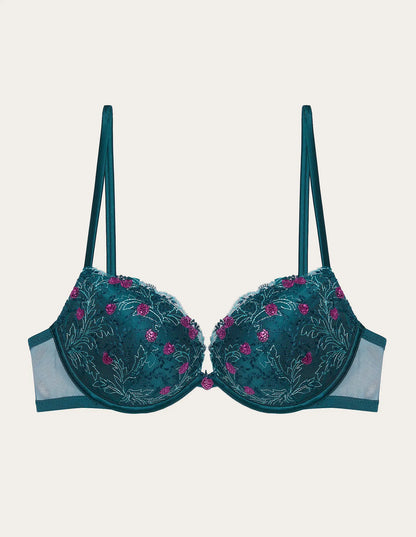 Yamamay_Dark Green_Underwired Push-Up Bra Ð Berry_IPUD183014_121_05