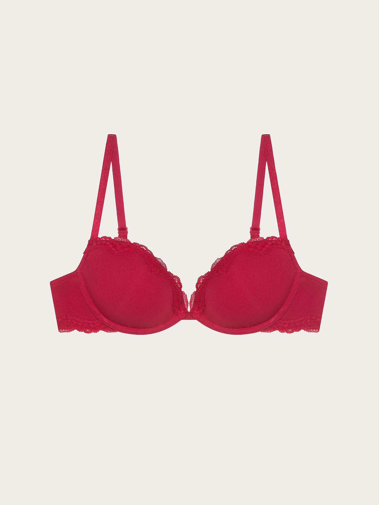 Yamamay_Ruby Red_Padded Push-Up with Underwire in Tencel¨ Modal with Silk_IPUD184005_909_05