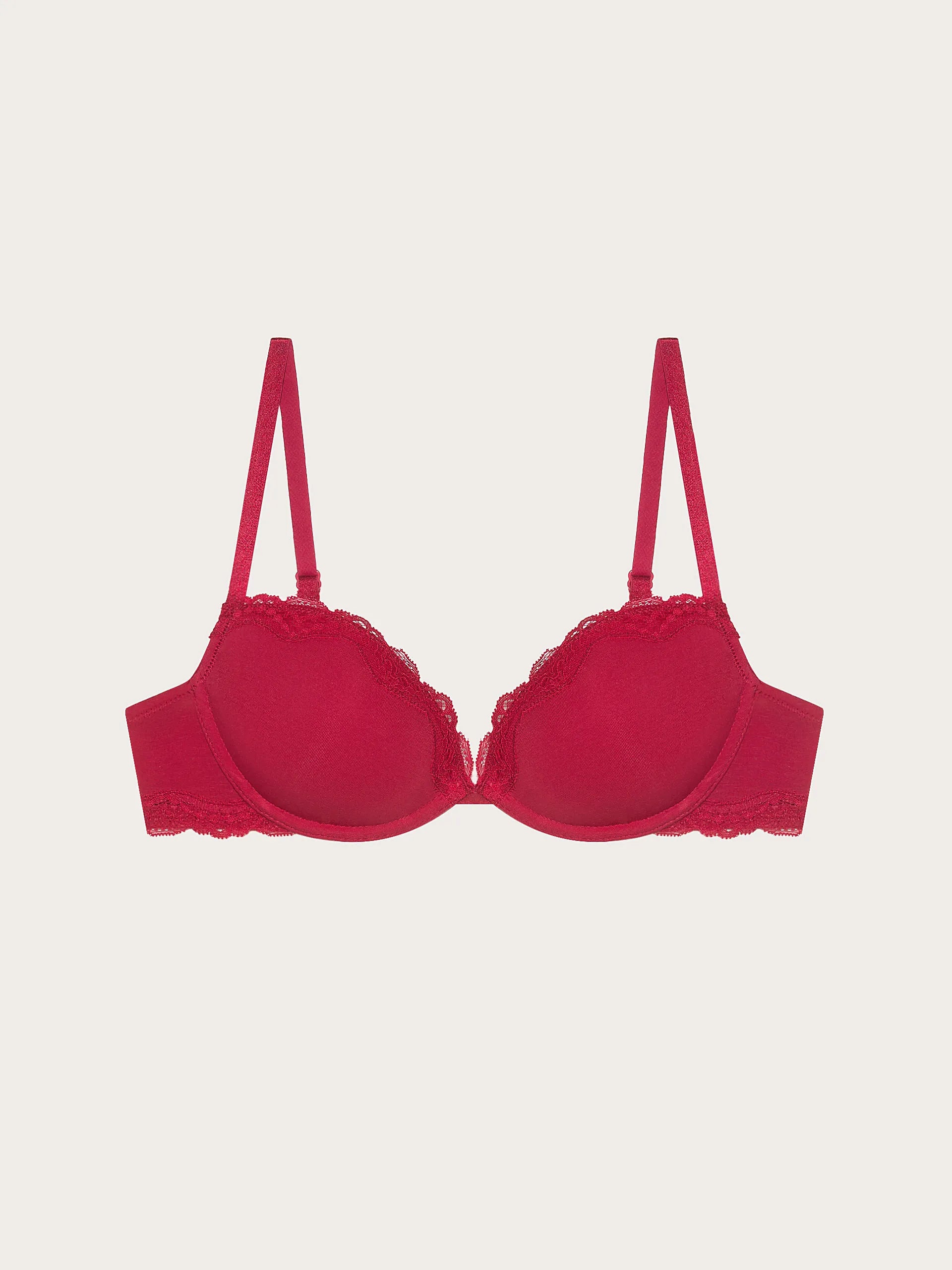 Yamamay_Ruby Red_Padded Push-Up with Underwire in Tencel¨ Modal with Silk_IPUD184005_909_05