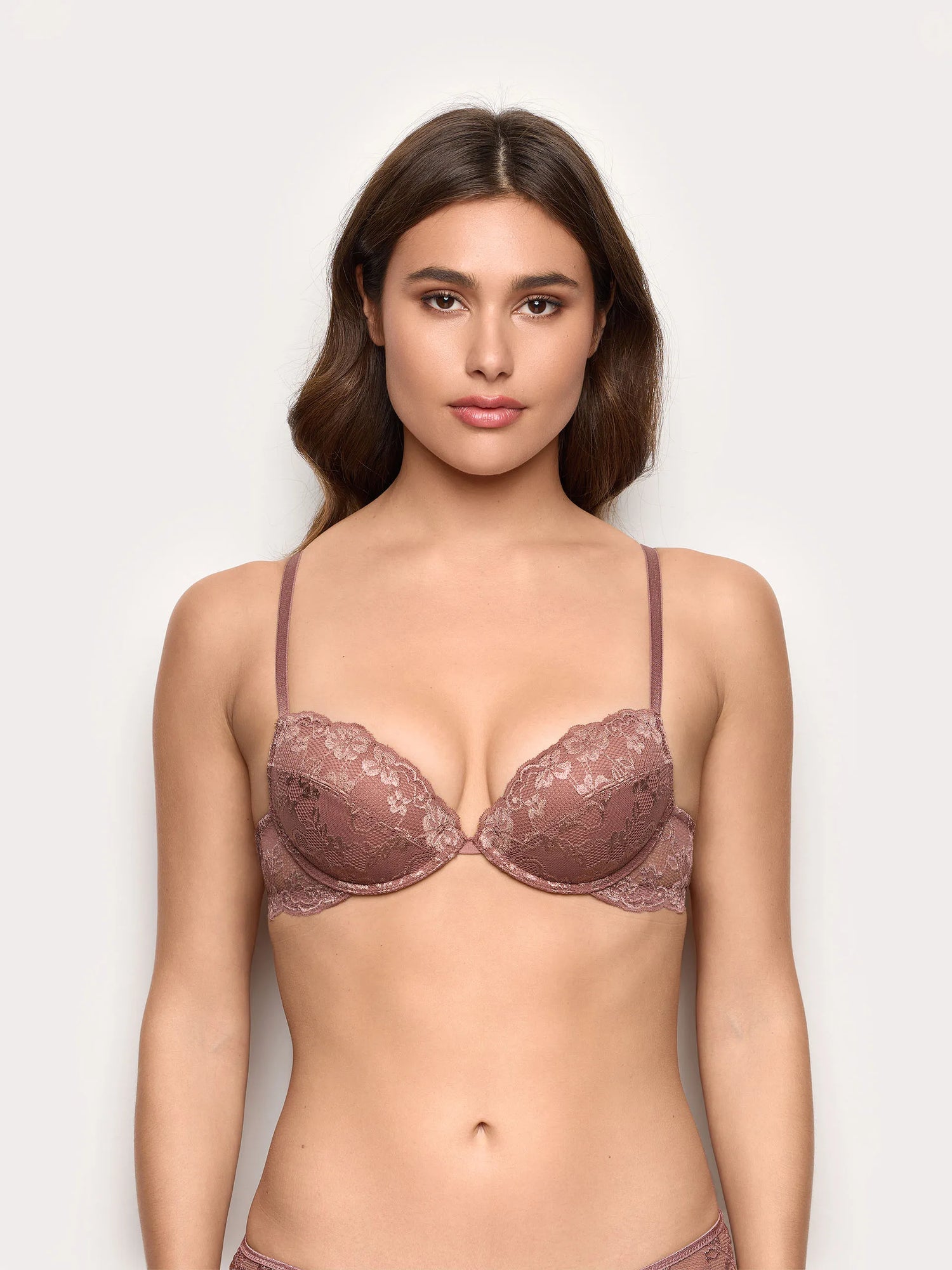 Yamamay_Dark Mauve_Push Up Bra with Wire - Primula Color_IPUD191002_063_02