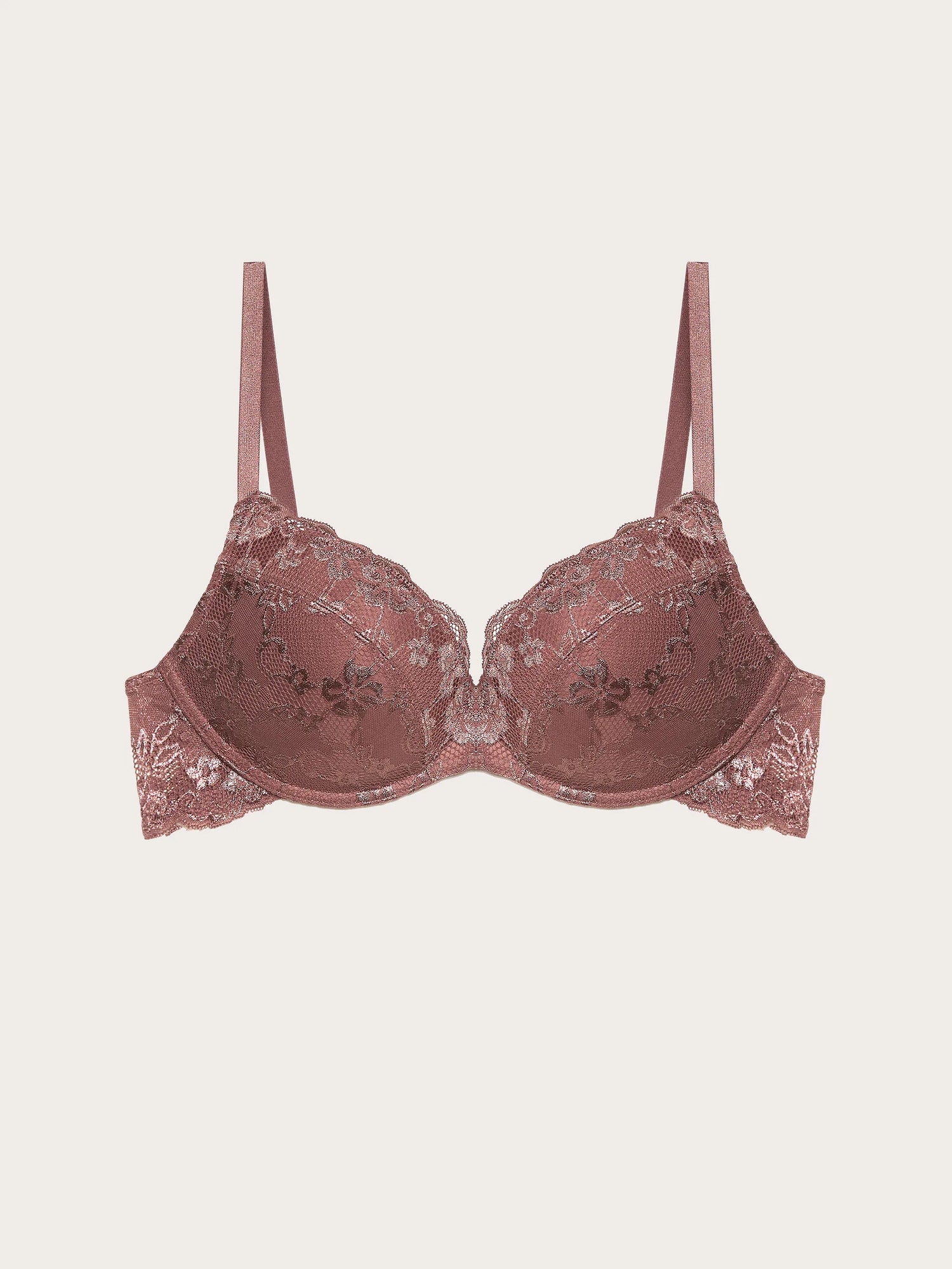 Yamamay_Dark Mauve_Push Up Bra without Wire - Primula Color_IPUD191003_063_05