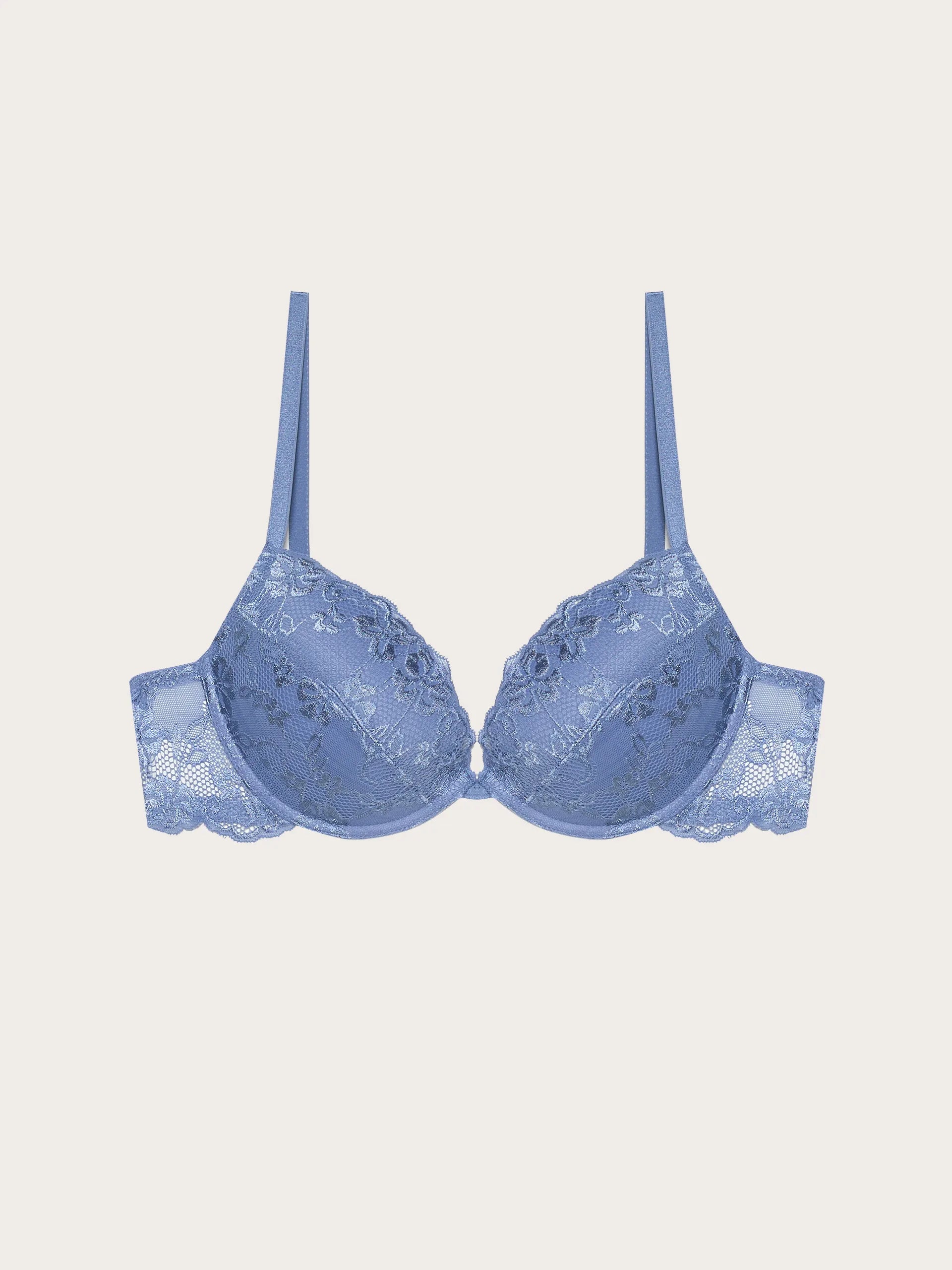 Yamamay_Denim_Padded Push-Up Bra with Lace Underwire - Primula Color_IPUD191004_038_04