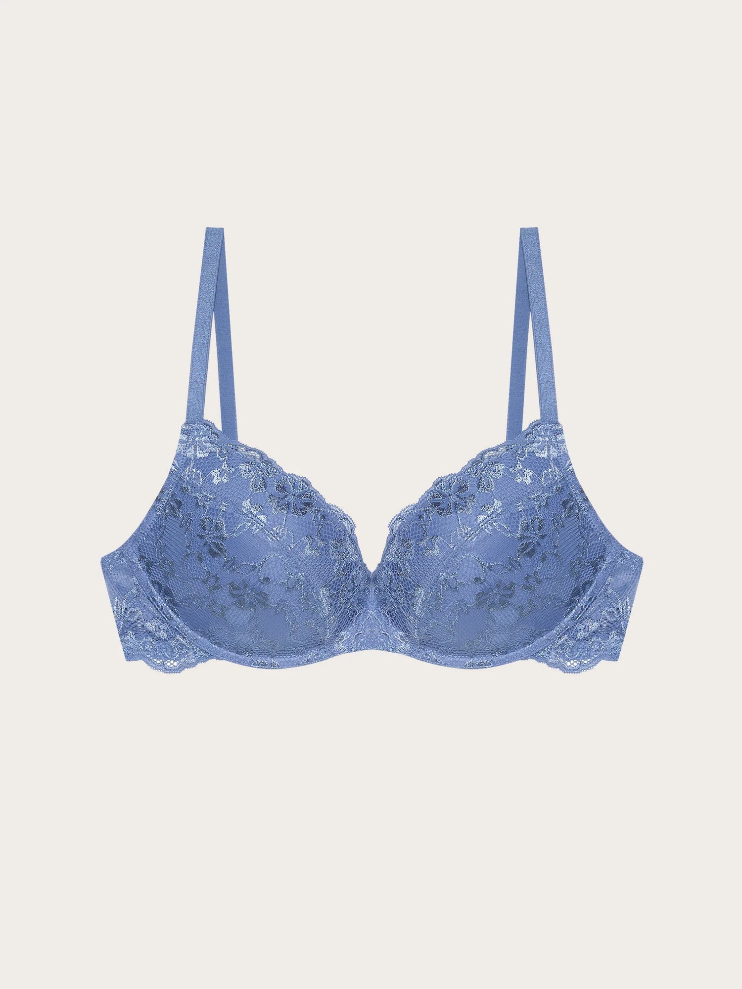 Yamamay_Denim_Padded Lace Push-Up Bra without Underwire - Primula Color_IPUD191005_038_05