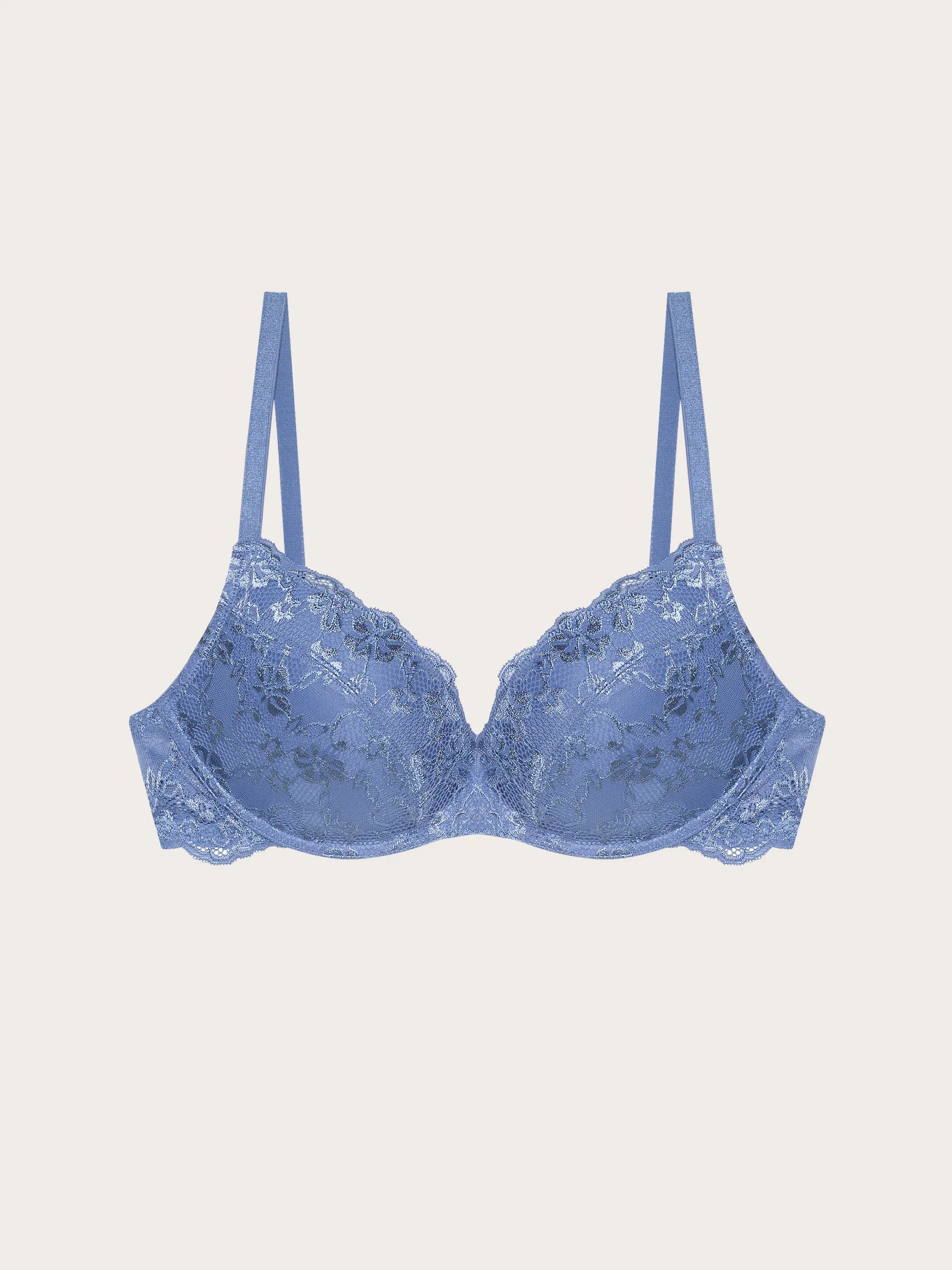 Yamamay_Denim_Padded Lace Push-Up Bra without Underwire - Primula Color_IPUD191005_038_05