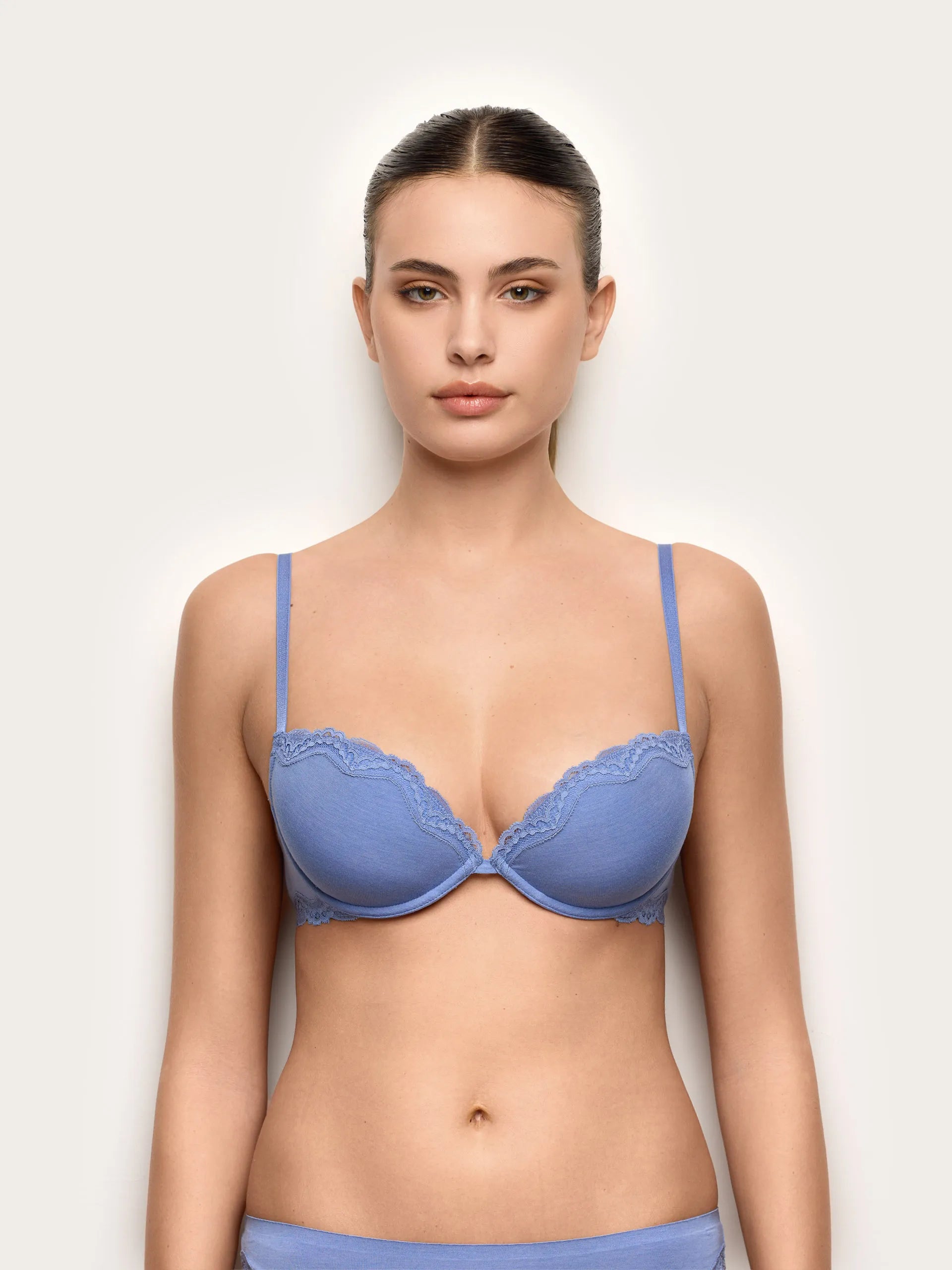 Yamamay_Denim_Padded Push Up Bra with Underwire in Tencel¨ - Modal/Silk Color_IPUD191010_038_02