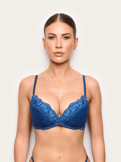 Yamamay DARK BLUE Women Wireless Push Up Bra - Primula Color SKU: IPUD193006_215 Image 02