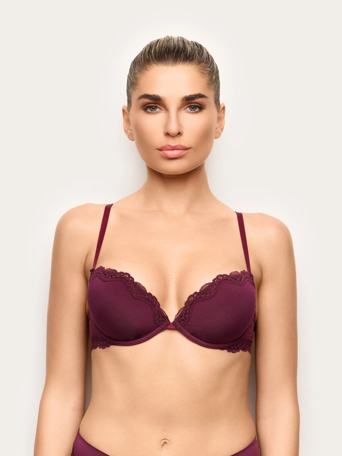 Yamamay MUST Women Soft Push Up Bra - Modal &amp; Silk Color SKU: IPUD193007_837 Image 02