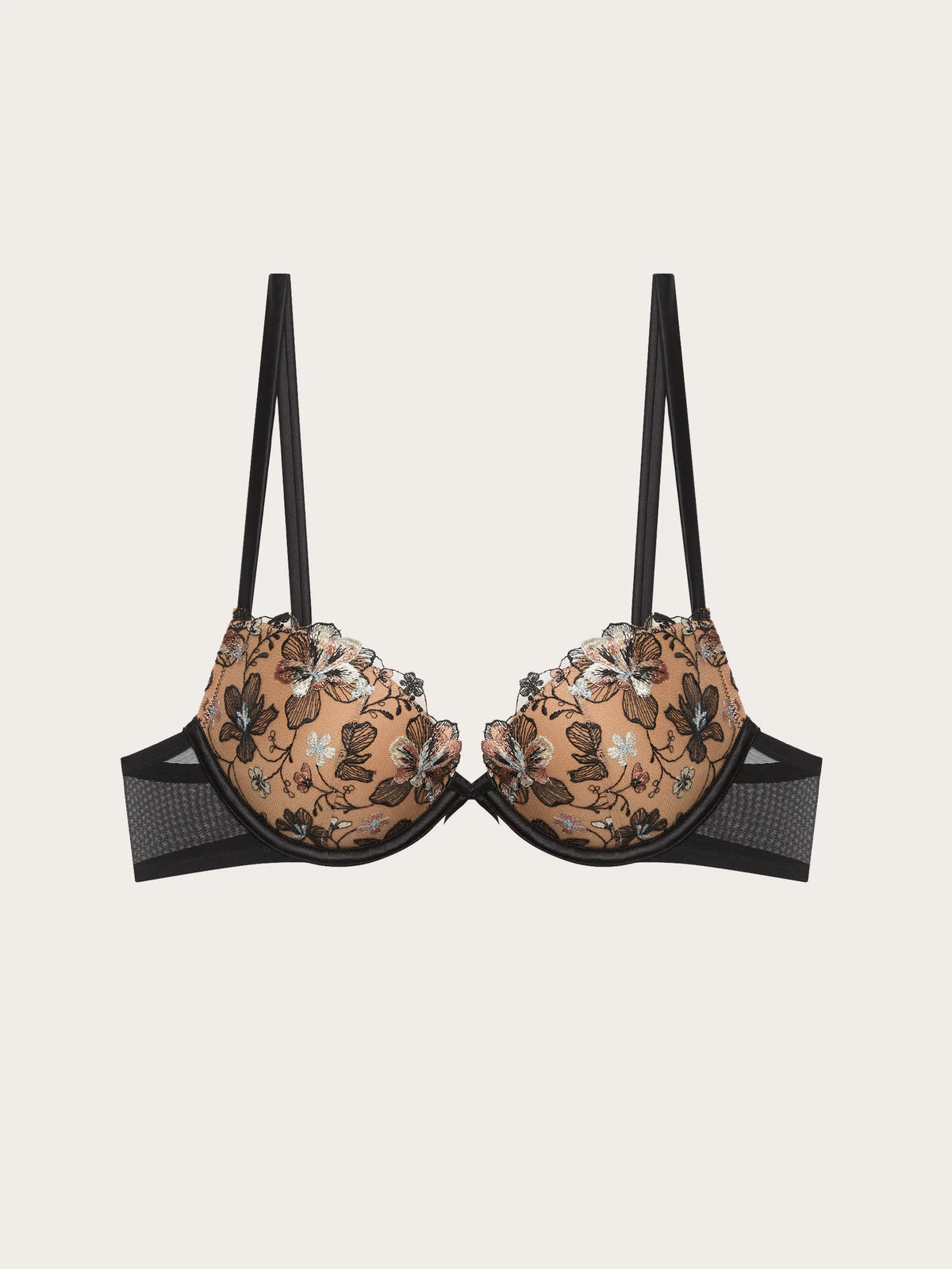 Yamamay BEIGE Women Push Up Bra - Floral Flow SKU: IPUD193008_726 Image 05
