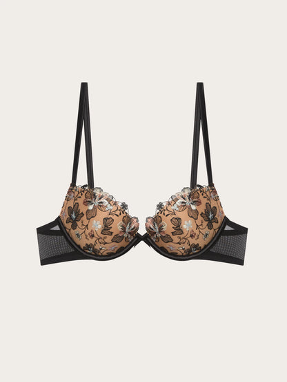 Yamamay BEIGE Women Push Up Bra - Floral Flow SKU: IPUD193008_726 Image 05