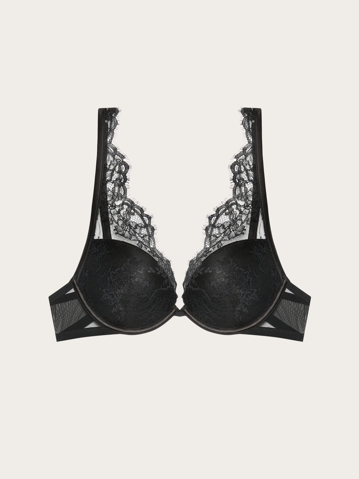 Yamamay BLACK Women Push Up Bra - Black Shadow SKU: IPUD193010_072 Image 05
