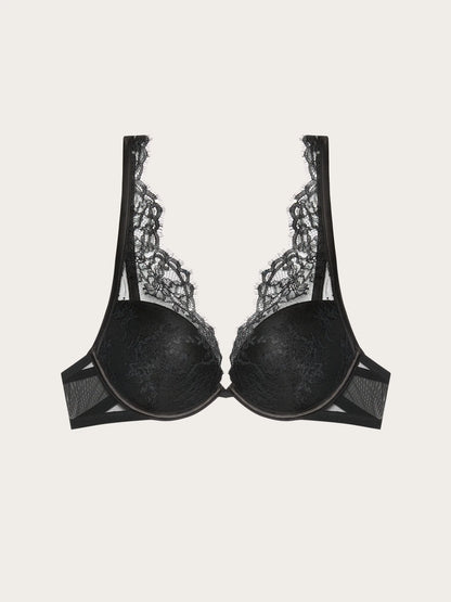 Yamamay BLACK Women Push Up Bra - Black Shadow SKU: IPUD193010_072 Image 05