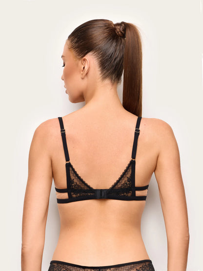 Yamamay BLACK Women Push Up Bra - Executive Lace SKU: IPUD193014_072 Image 04