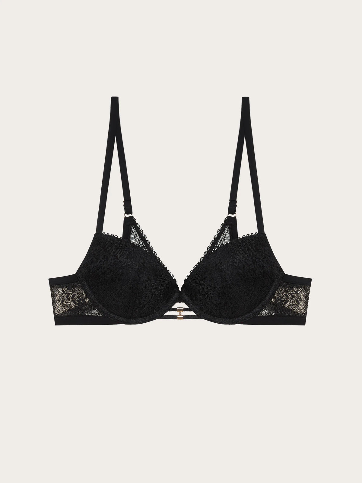 Yamamay BLACK Women Push Up Bra - Executive Lace SKU: IPUD193014_072 Image 05