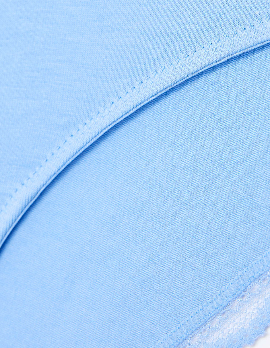 Yamamay_Vicky Solid Color Classic Briefs in Stretch Cotton with Lace Trim_ISLD181011_056_05