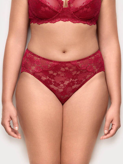 Yamamay_Ruby Red_Primula Color Lace High-Waisted Briefs_ISLD184003_909_03