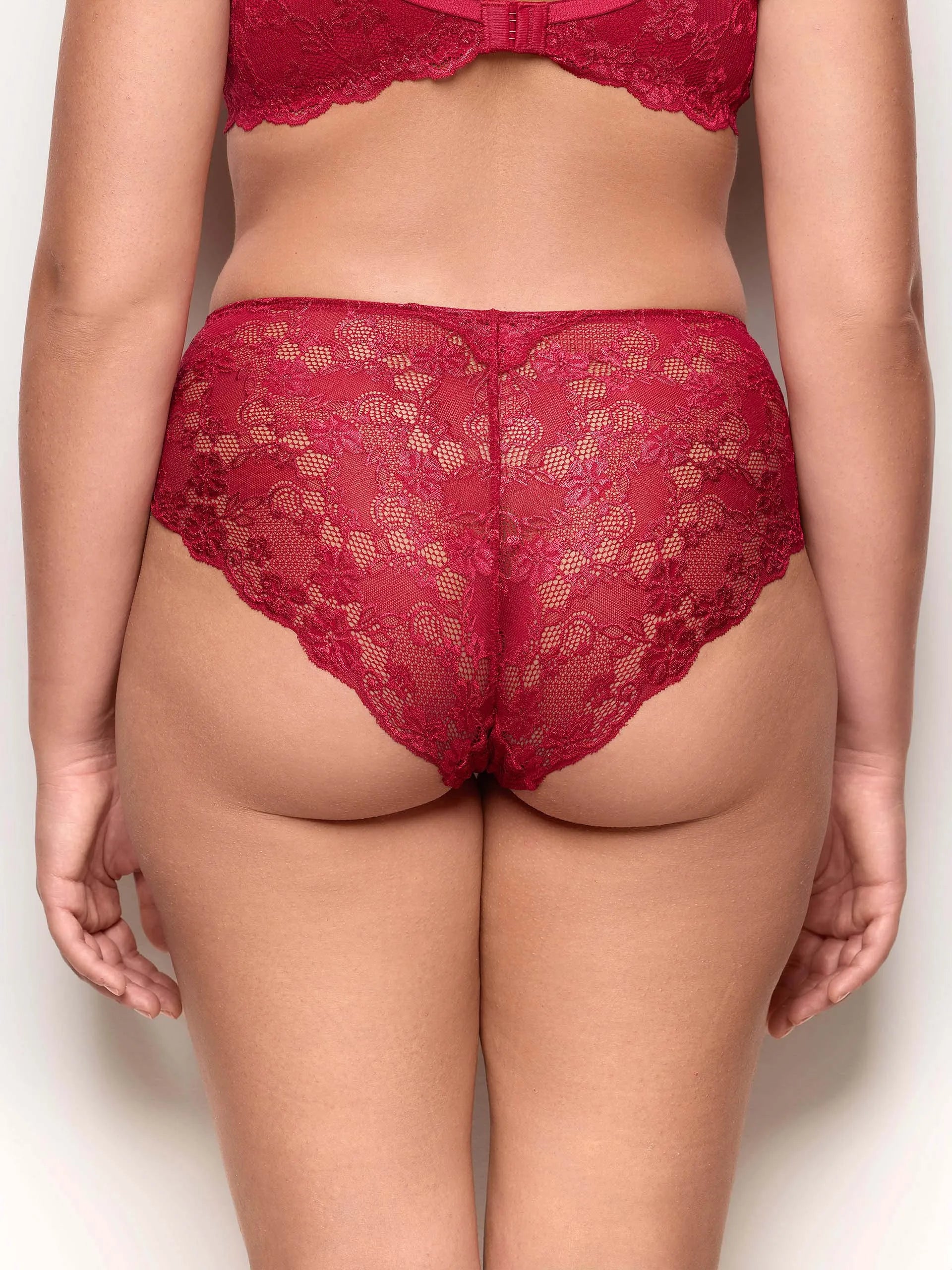 Yamamay_Ruby Red_Primula Color Lace High-Waisted Briefs_ISLD184003_909_05