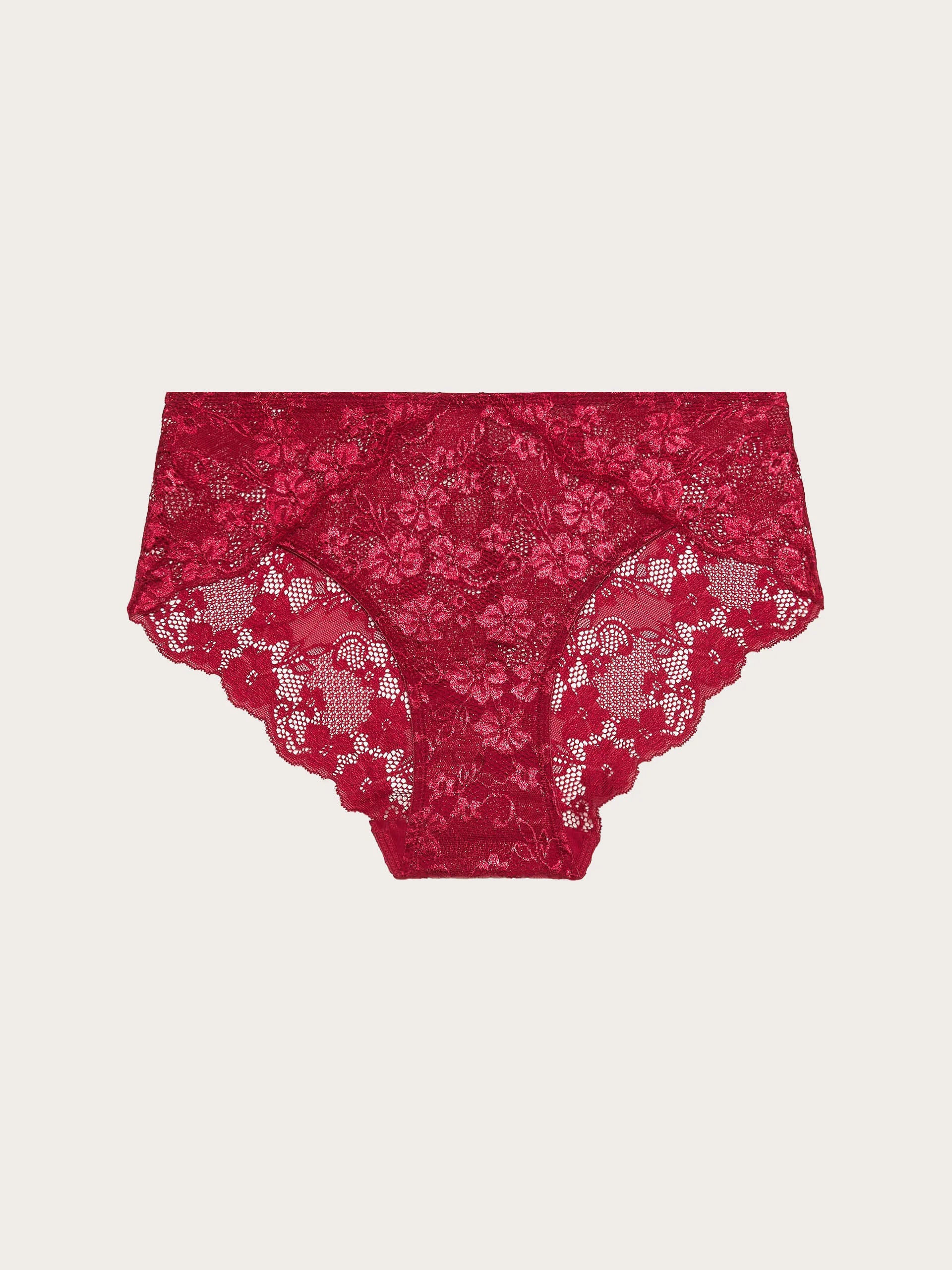 Yamamay_Ruby Red_Primula Color Lace High-Waisted Briefs_ISLD184003_909_06