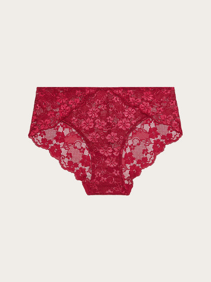 Yamamay_Ruby Red_Primula Color Lace High-Waisted Briefs_ISLD184003_909_06