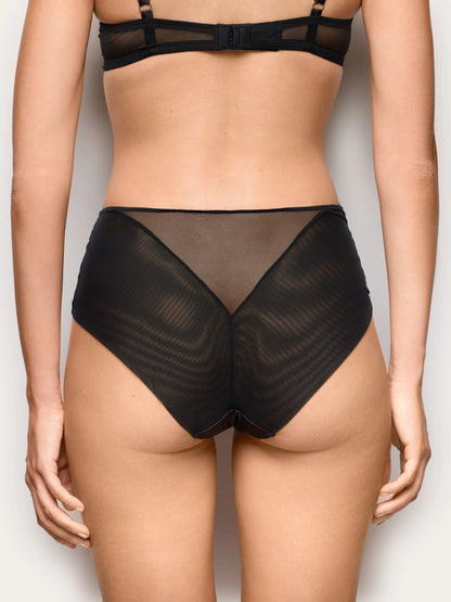 Yamamay BLACK Women High-Waist Bottom - Black Shadow SKU: ISLD193007_072 Image 04