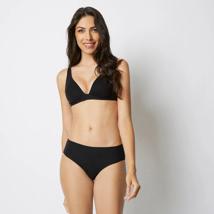 Yamamay_Black_High Waist Briefs - Knitted Cotton_ISLD99X050_072_01