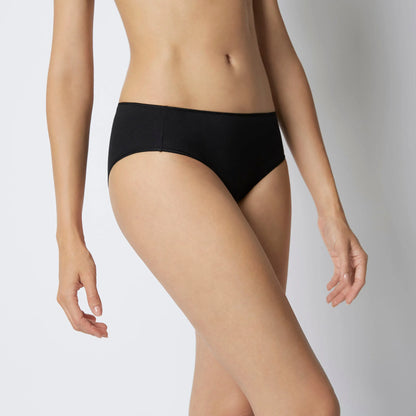 Yamamay_Black_High Waist Briefs - Knitted Cotton_ISLD99X050_072_03