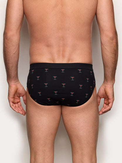 Yamamay_Printed_Cocktail Print Cotton Jersey Briefs - That&