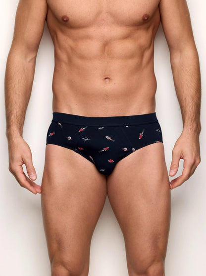 Yamamay_Printed_Space Print Cotton Jersey Briefs - That&