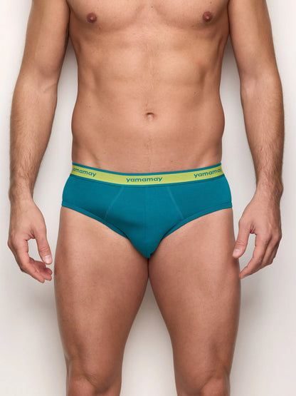 Yamamay_Ocean Green_Cotton Jersey Briefs - New Fashion Color_ISLU191007_116_02