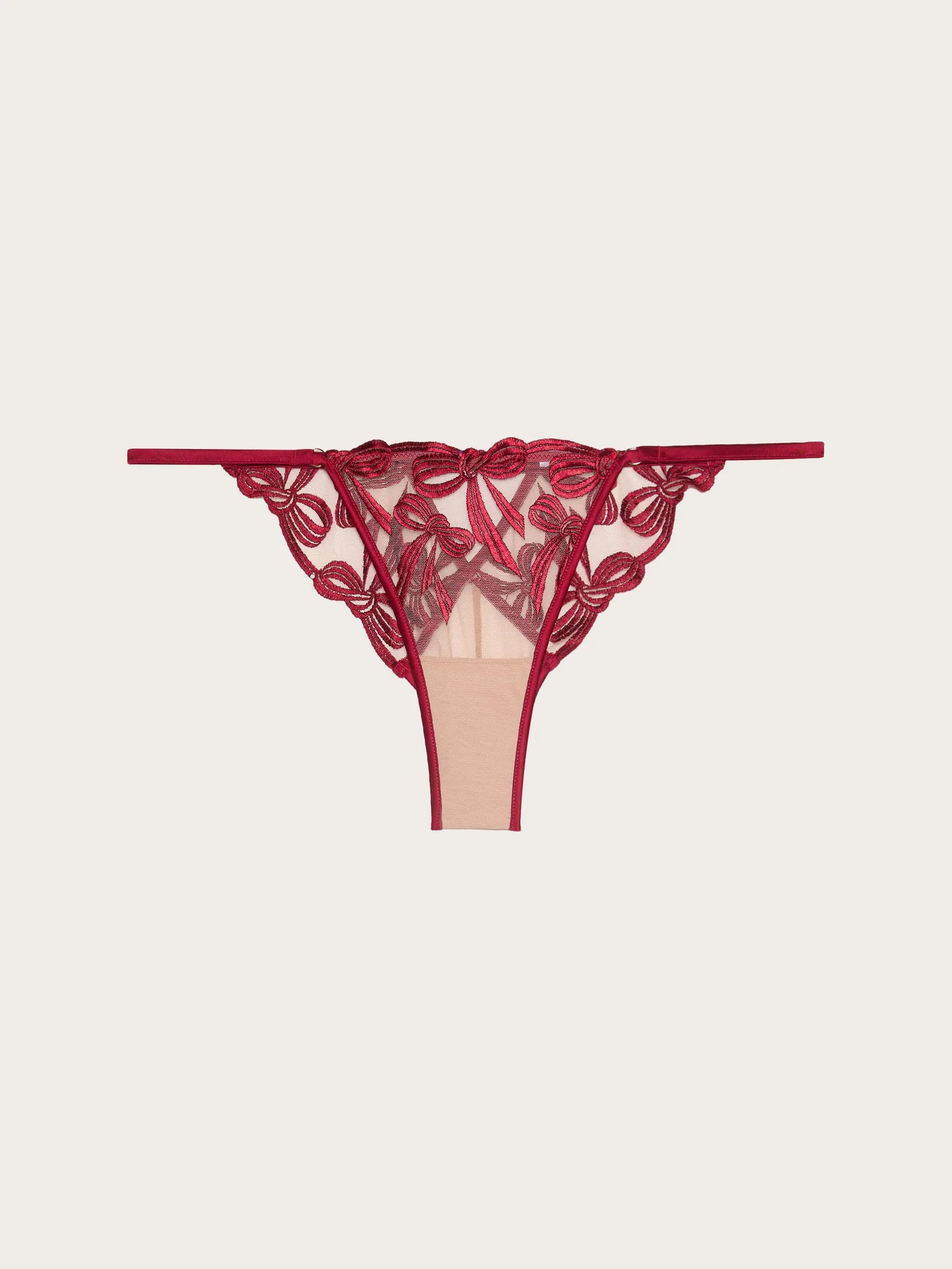 Yamamay_Ruby Red_Thong with Adjustable Side Red Nicole_ITAD184001_909_06