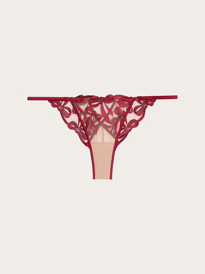 Yamamay_Ruby Red_Thong with Adjustable Side Red Nicole_ITAD184001_909_06