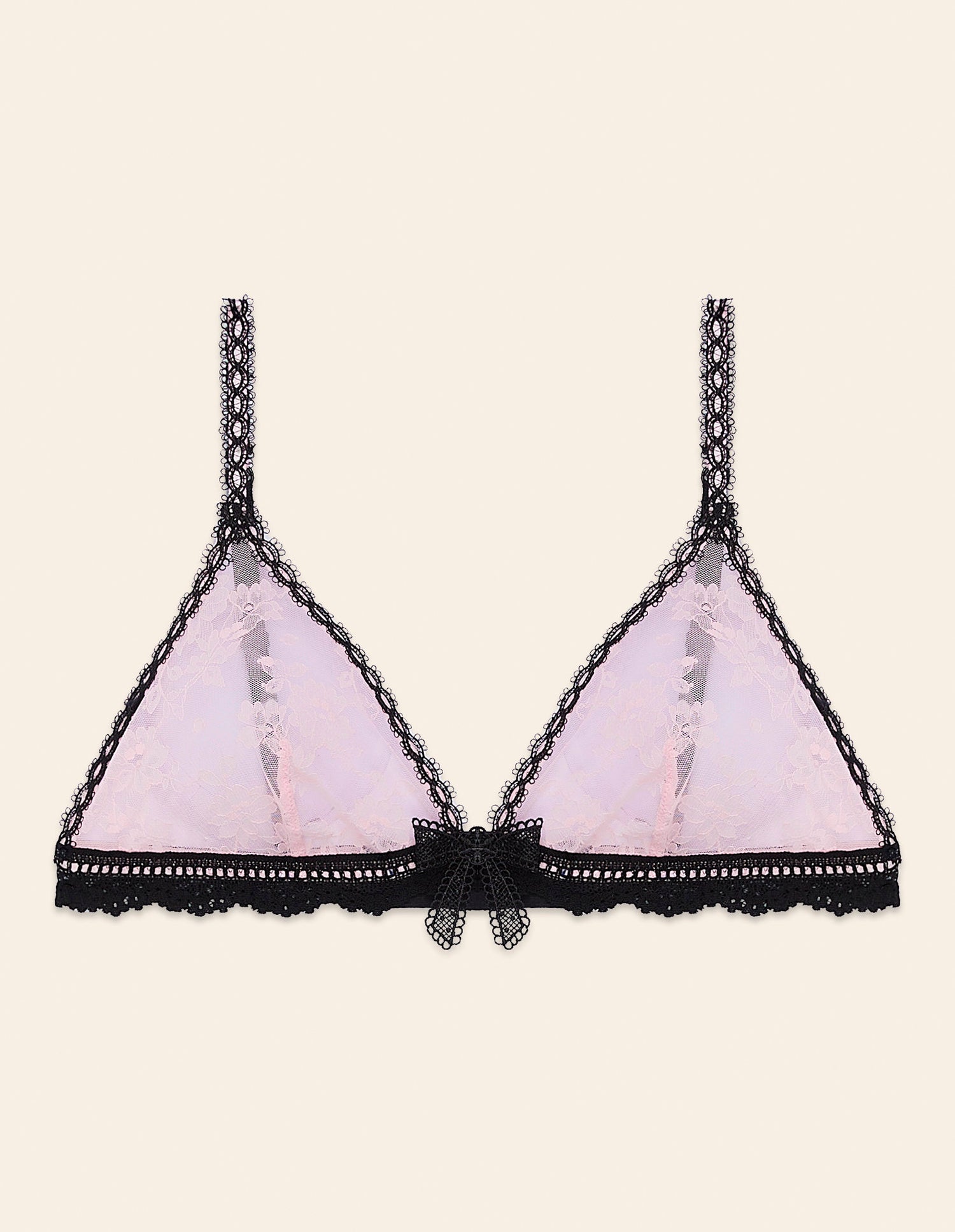 Yamamay_Lily Lace Triangle Bra Without Underwire and Padding_ITRD181004_900_04