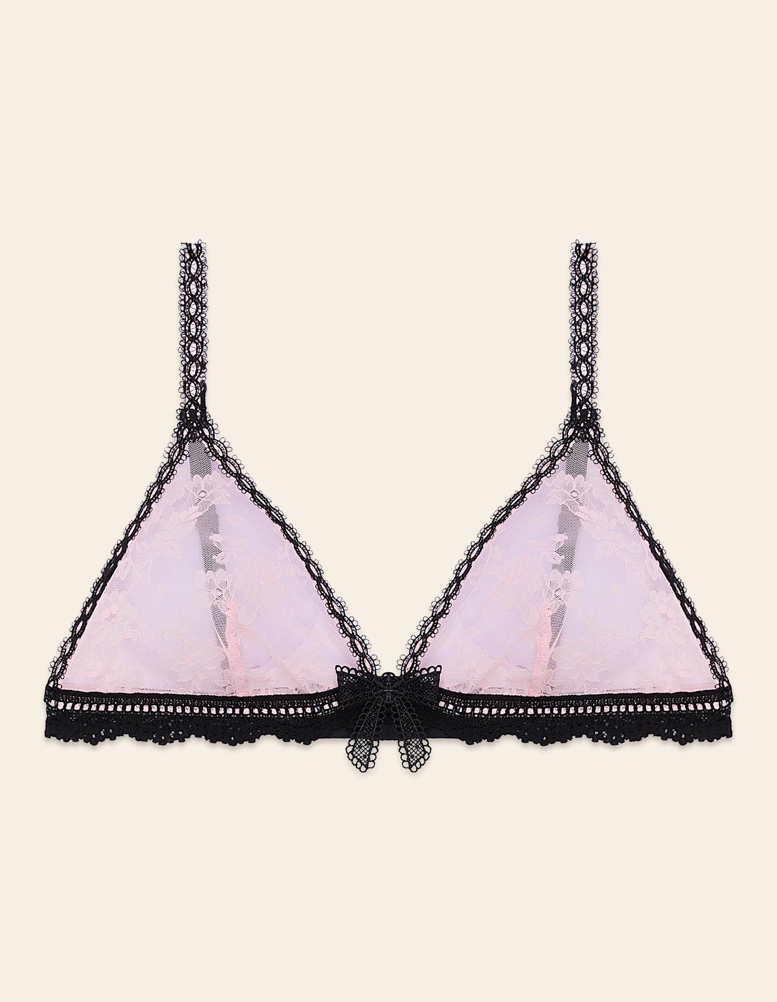 Yamamay_Lily Lace Triangle Bra Without Underwire and Padding_ITRD181004_900_04