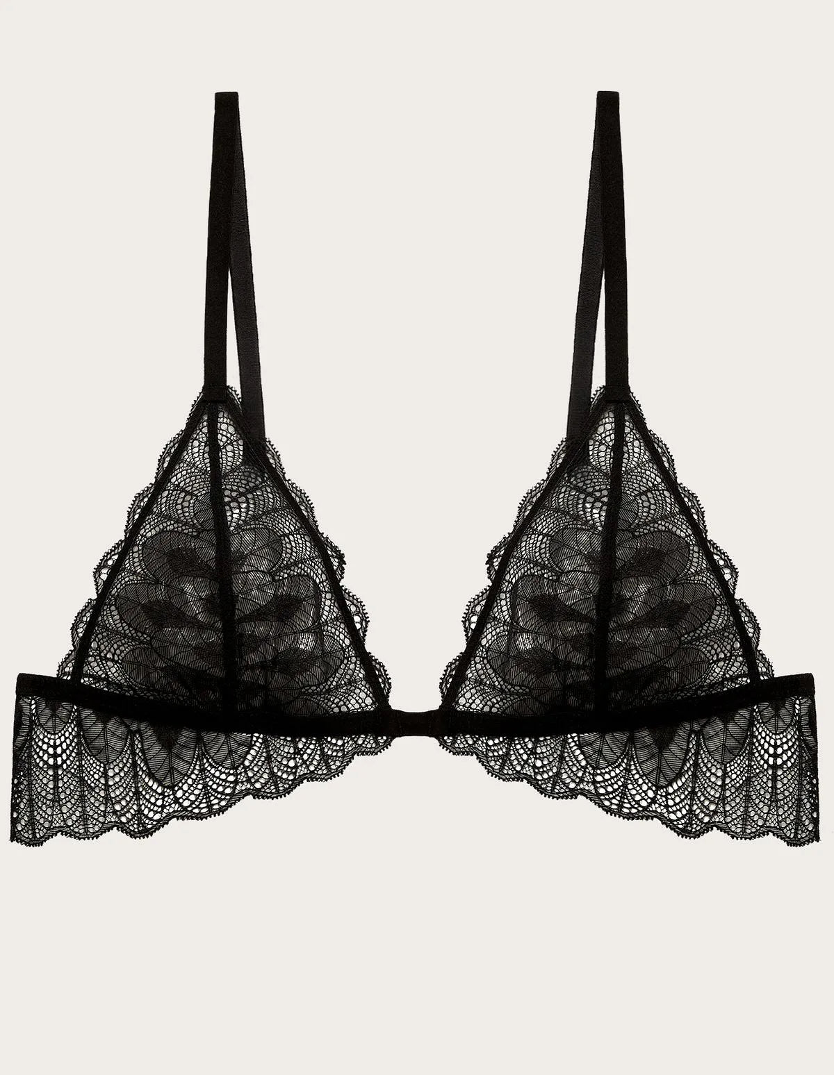 Yamamay_Black_Unlined Lace Triangle Bra Ð Illusion_ITRD183001_072_05