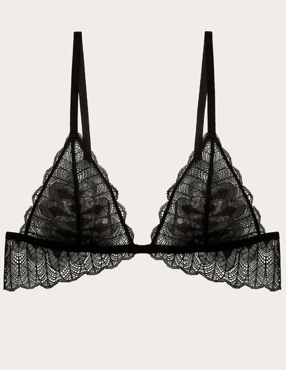 Yamamay_Black_Unlined Lace Triangle Bra Ð Illusion_ITRD183001_072_05