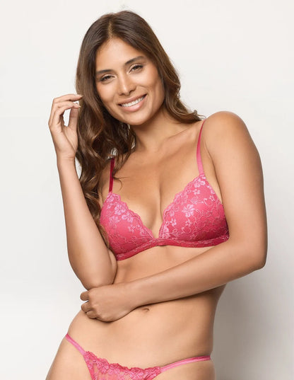 Yamamay_Fuchsia_Wire-Free Push-Up Triangle Bra in Mauve Pink Lace Ð Primula Color_ITRD183002_040_01
