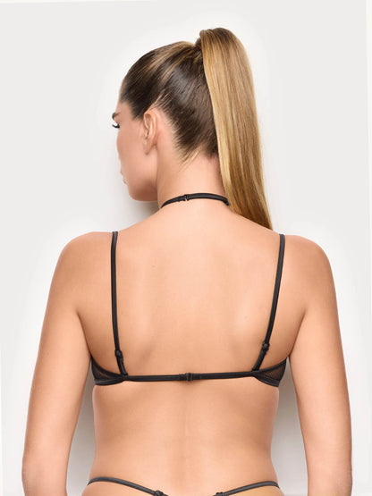 Yamamay_Black_Black Rhinestone Jeweled Triangle Bra with Removable Straps - Priv� Lexi_ITRD184001_072_04